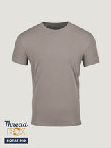 Rotating Subscription Tees | Seasonal Tee in Taupe | June ThreadBox at FCT