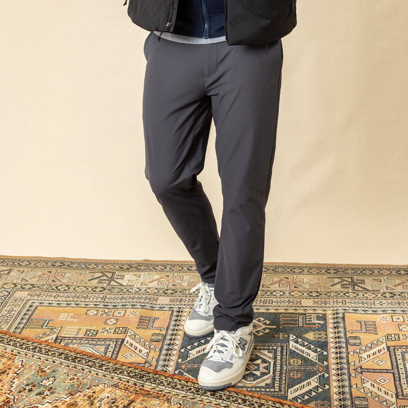 navy blue tech pants