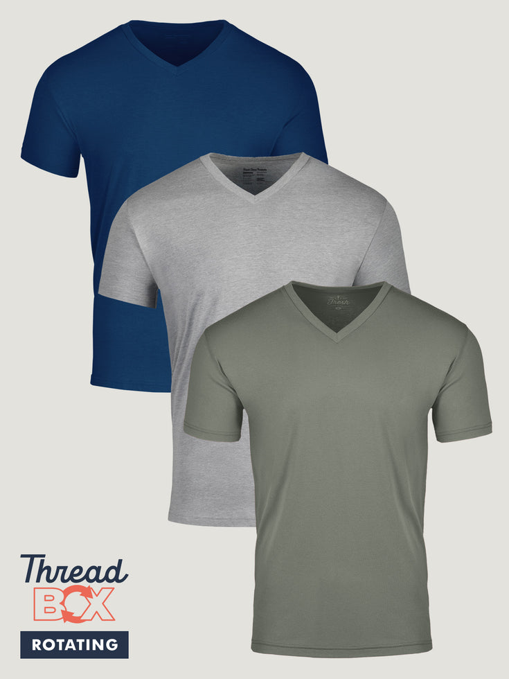 Bold V-Neck 3-Pack | September Threadbox at Fresh Clean Threads