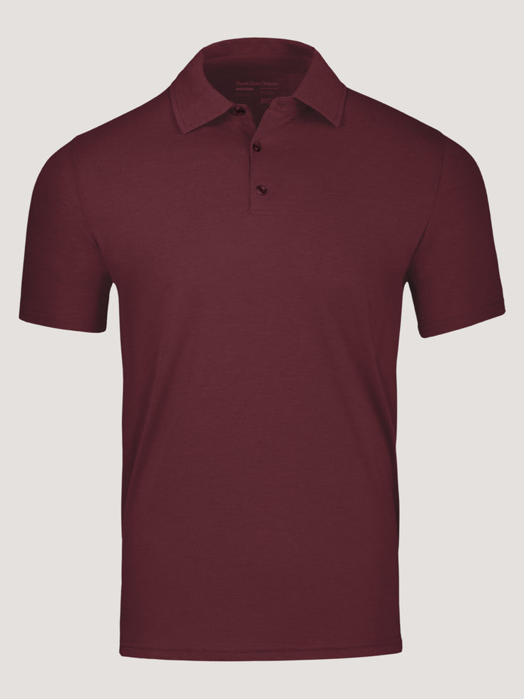 Burgundy Torrey Polo | FCT