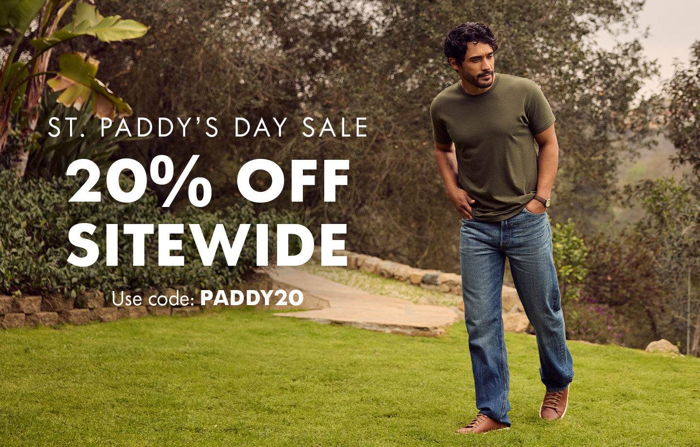 St.Paddy's Day Sale - 20% Off Sitewide at Fresh Clean Threads