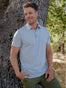 Men's Polo Shirts Heather Grey | Made with premium fabric