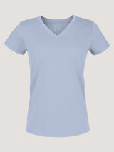 Women's V-Neck in Icicle | Fresh Clean Threads