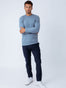 Long Sleeve Crew Neck in Wedgewood | Mixed Color 5-Pack | Fresh Clean Threads