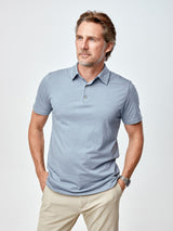 Ariel is 6'1, 175lbs and wears a size M # Torrey Polo | Wedgewood | Fresh Clean Threads