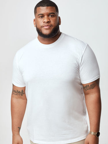 Steven is 6', 275lbs and wears a size 3xl # Cool Colors 5-Pack | Fresh Clean Threads
