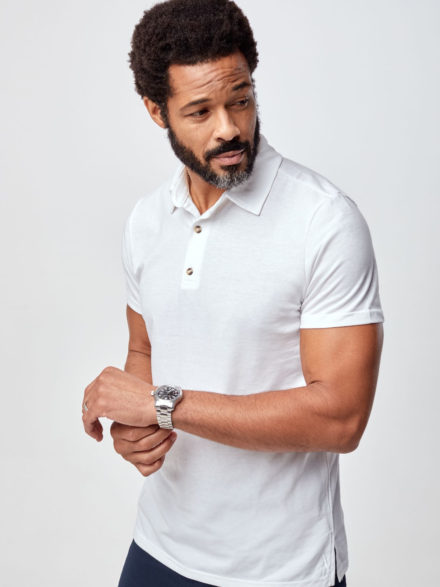 White Torrey Polo | Fresh Clean Tees – Fresh Clean Threads