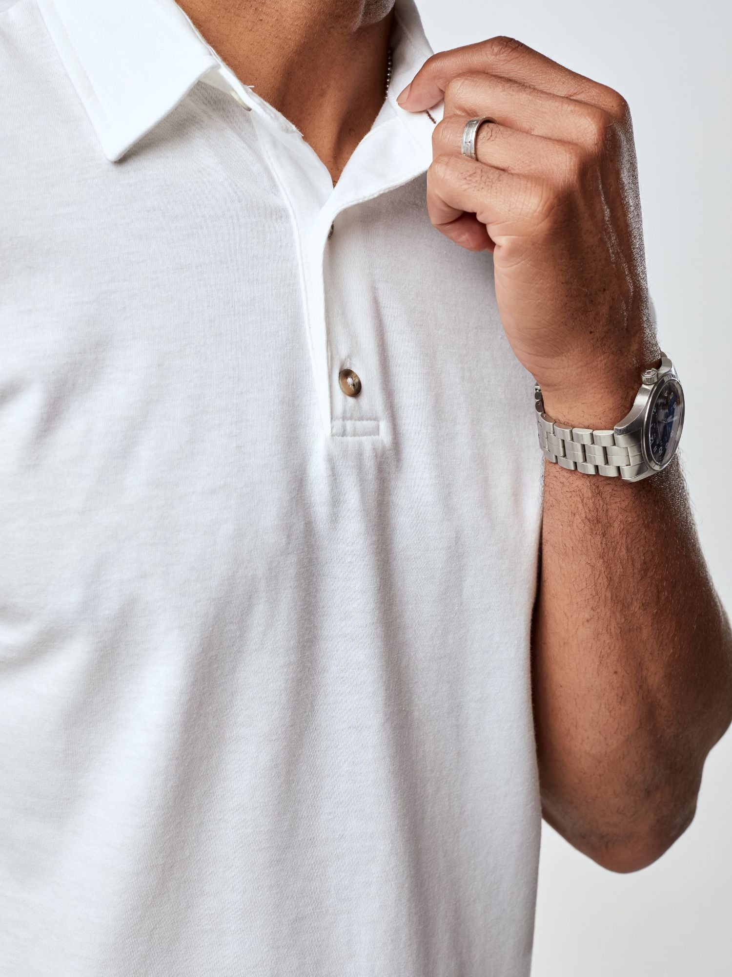 White Torrey Polo | Fresh Clean Tees – Fresh Clean Threads