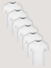All White Crew 6-Pack