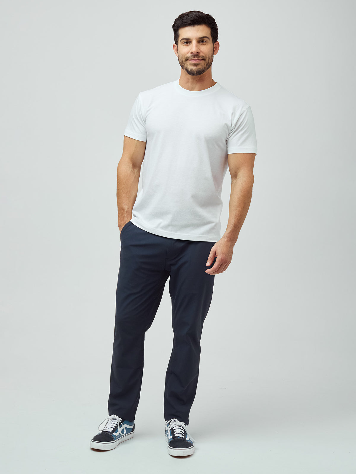 All White Crew 6-Pack Tees | Fresh Clean Threads
