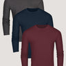 Winter 2025 | Winter Essentials Long Sleeve Crew 3-Pack | Fresh Clean Threads