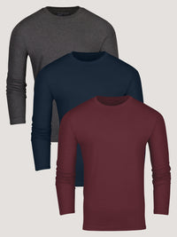 Winter 2025 | Winter Essentials Long Sleeve Crew 3-Pack | Fresh Clean Threads