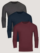 Winter 2025 | Winter Essentials Long Sleeve Crew 3-Pack | Fresh Clean Threads