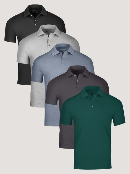 Winter Foundation Polo 5-Pack