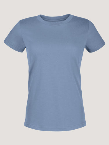Best Fitting Tees for Women | Crew Necks in Lakeshore Blue