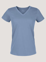 Lakeshore Blue V-Neck Tees for Women | Find Your Size (XS-3XL)
