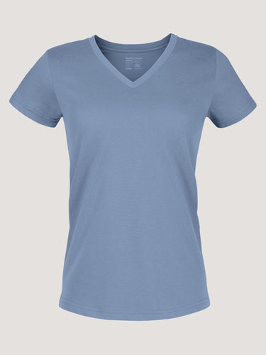 Lakeshore Blue V-Neck Tees for Women | Find Your Size (XS-3XL)