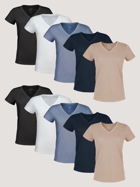 Women's V-Neck Best Sellers 10-Pack