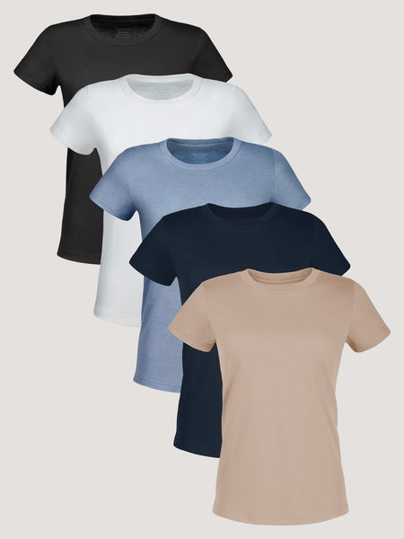 Women's Best Sellers Crew 5-Pack