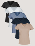 Best Sellers 5-Pack | Women's V-Neck Tees | Fresh Clean Thread