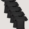 Women's Crew Neck All Black 5-Pack | Fresh Clean Threads