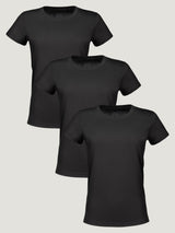 All Black Crew 3-Pack for Women | Subscription Only Packs at FCT