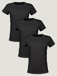 All Black Crew 3-Pack for Women | Subscription Only Packs at FCT