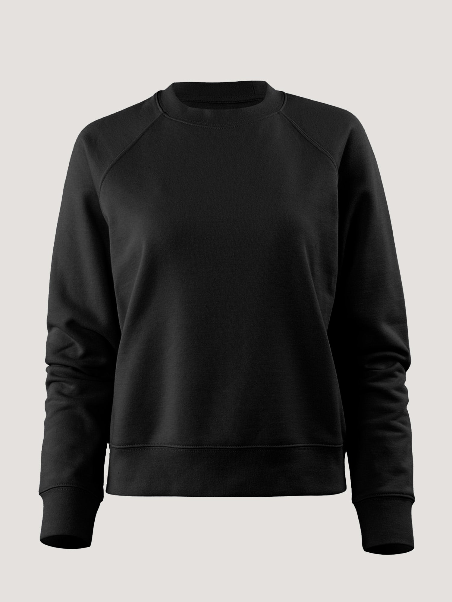 Women's Black Crew Sweatshirt – Fresh Clean Threads