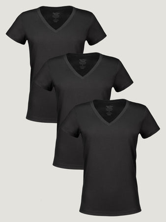 Womens-Black-Vneck-3-Pack- 