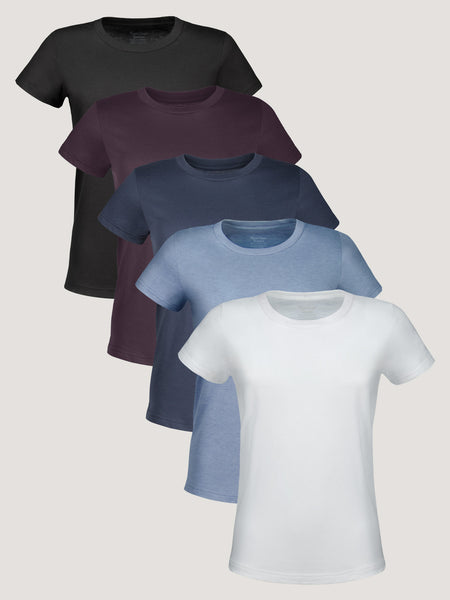 Women's Black Crew Neck | Fresh Clean Threads