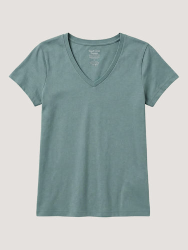 Harbor Mist V-Neck Shirts | Made from Premium StratuSoft Material