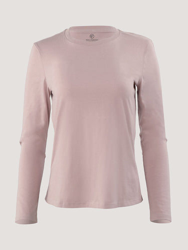 Contoured Fit Long Sleeve Crew Neck Shirts | Women's Perfect Fit Shirts from FCT