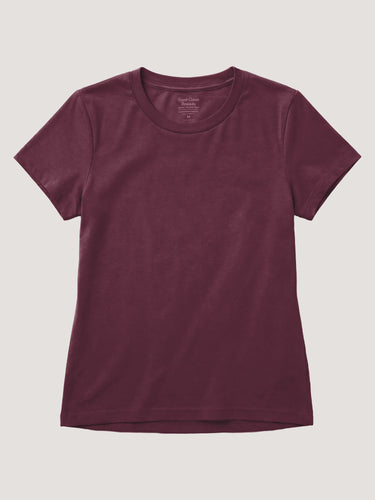 Merlot Everyday Crew Neck Tee