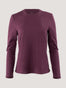 Women's Merlot Long Sleeve Crew Neck | FCT