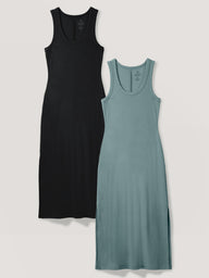 Ribbed Tank Dress Foundation 2-Pack
