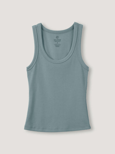 Harbor Mist Ribbed Tank