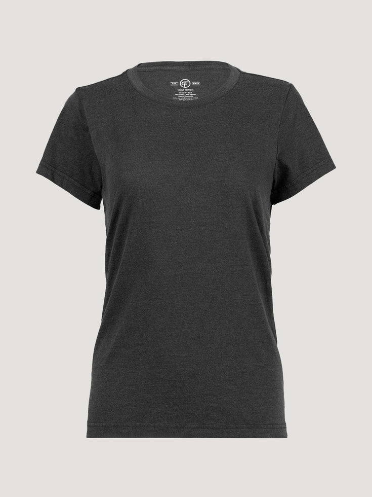 Women's Vault Black Crew Neck | Exclusive Collection at Fresh Clean Threads