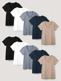 Women's V-Neck Best Sellers 10-Pack