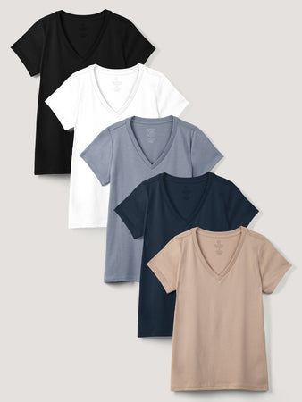 Best Sellers V Neck 5 Pack