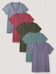 Women's V-Neck Equinox 5-Pack