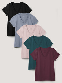 Women's V-Neck Midnight 5-Pack