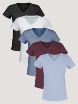 Women's V-Necks | Winter 2025 Collection | Eclipse Tee Pack at Fresh Clean Threads