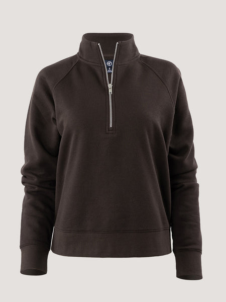 Women's Espresso Half Zip