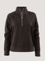 Women's Half Zip in Espresso | Fresh Clean Threads