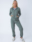 Women's Terry Joggers in Green | Fresh Clean Threads