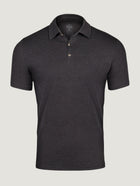 Charcoal Torrey Polo | StratuSoft Fabric at Fresh Clean Threads