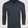Navy Long Sleeve Crew Neck Ghost Mannequin | Fresh Clean Threads