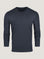 Navy Long Sleeve Crew Neck Ghost Mannequin | Fresh Clean Threads