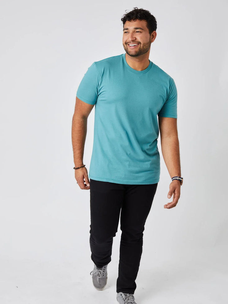 Vintage Blue Crew Neck Tee | Vintage Crew 3-Pack Tees | Fresh Clean Threads Canada