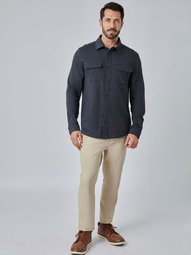 Button Up Shirt Jacket | Button Up Shacket 2-Pack | Fresh Clean Threads